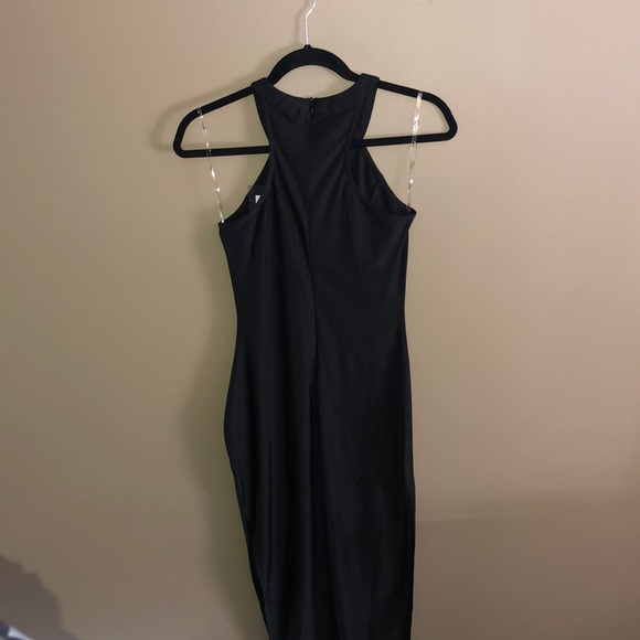NWT Disruptive Youth Black Halter Dress - Picture 2 of 6
